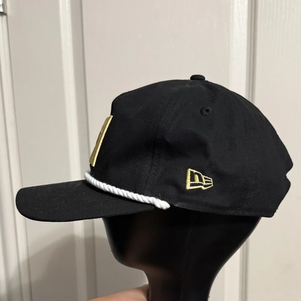New Era MLS Los Angeles Football Club LAFC The Golfer Black Rope Snapback Cap